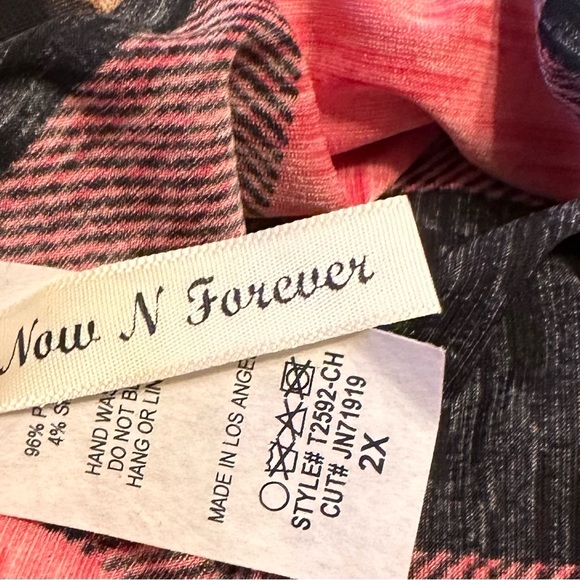 Top Buffalo Plaid, Animal Print 2XL - Picture 3 of 3